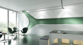 Гипсовая световая 3D панель Zaha Cosmo