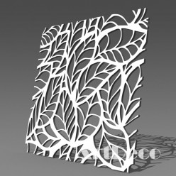 Резная 3D перегородка Р15 Летние деньки