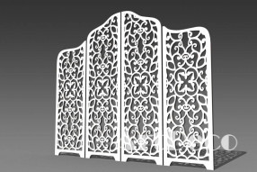 Резная 3D Ширма W5